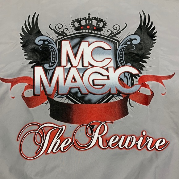 MC MAGIC Rewire Hip Hop Rare Pullover Sweater M - Picture 3 of 3